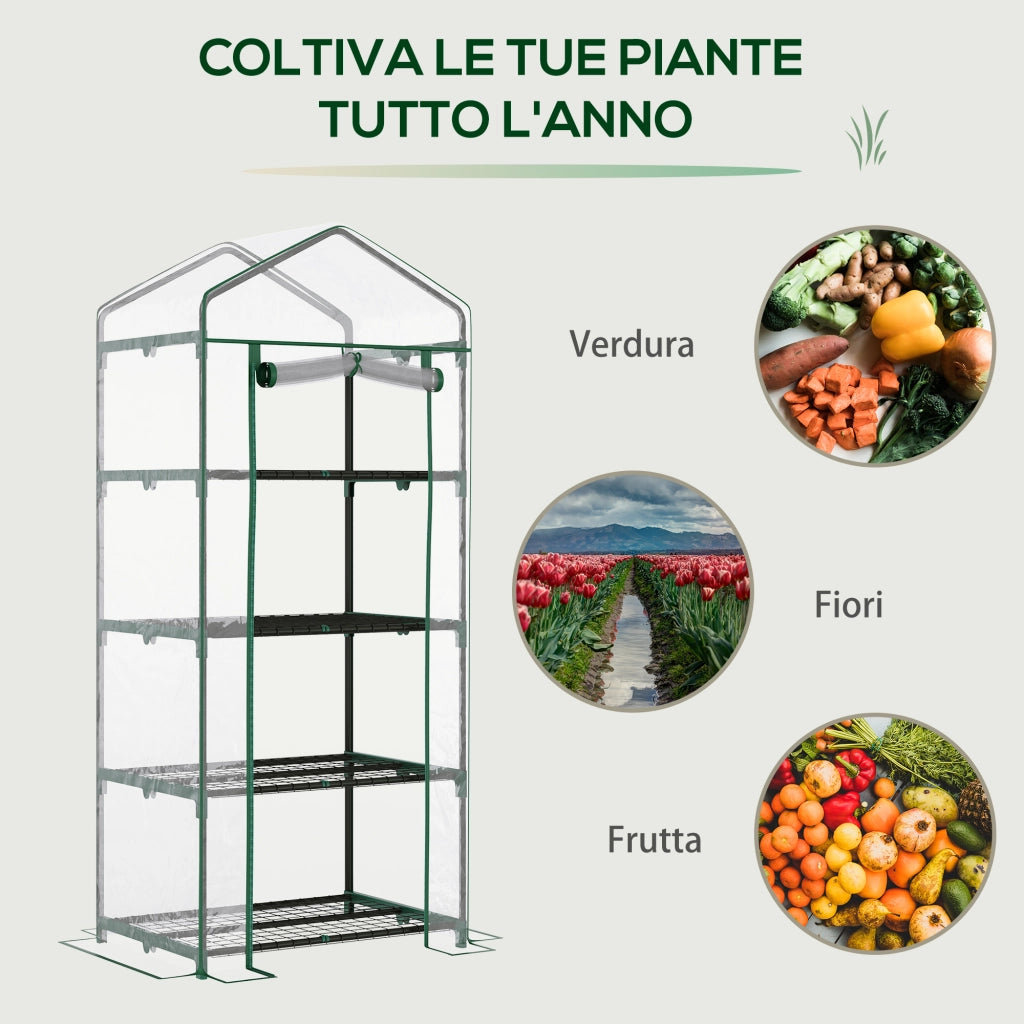 Serra da Balcone 4 Ripiani ¨C Minimal ¨C 70x50x160cm
