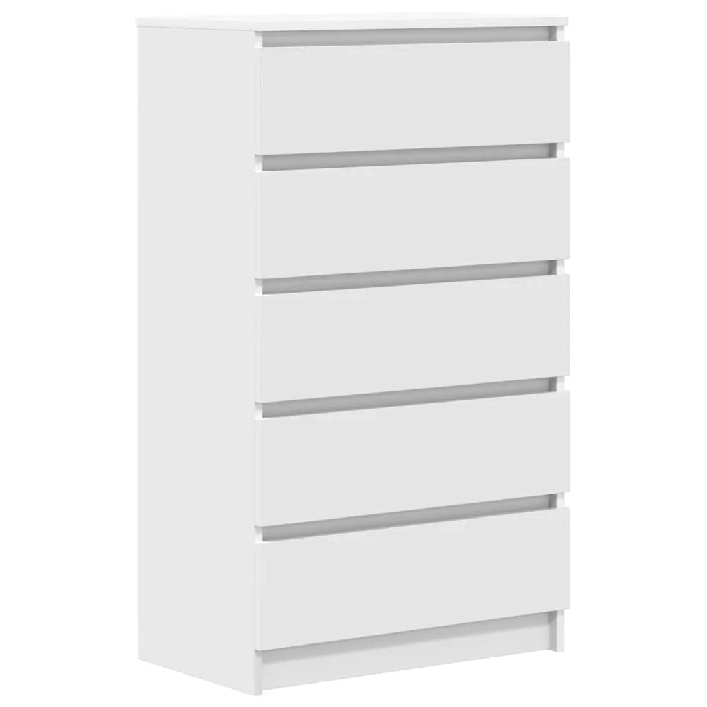 Cassettiera Bianca 60x36x103 cm in Legno Multistratocod mxl 129201