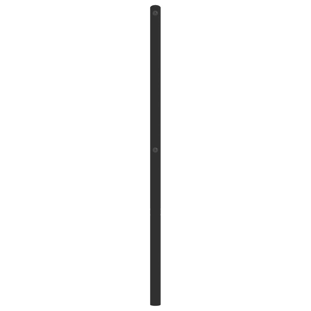 Testiera | Testata di Ricambio in Metallo Nero 160 cm