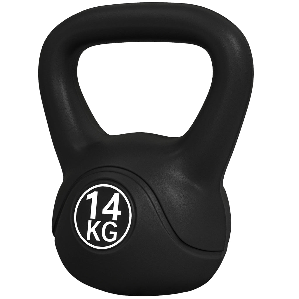 Kettlebell 14 kg ¨C zephmum ¨C Nero 26x18x32 cm