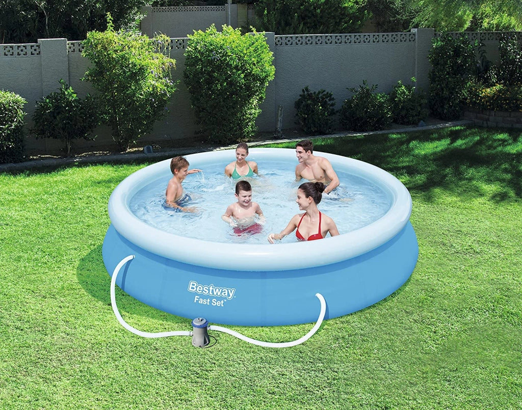 PISCINA GONFIABILE 366 X 76 CM AUTOPORTANTE FUORI TERRA POMPA FILTRO FAST SET