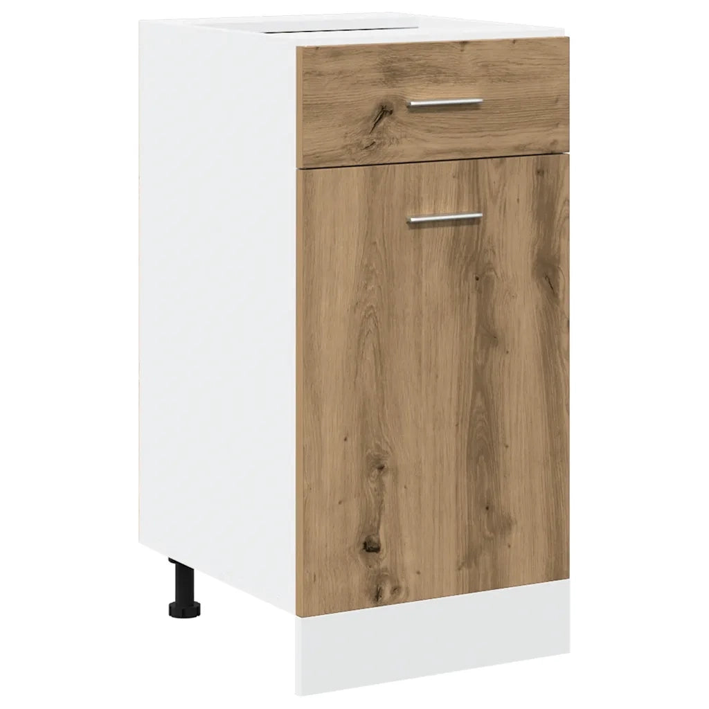 Set di Mobili da Cucina 7 pz Lyon Rovere Artigianale Truciolato 3328572