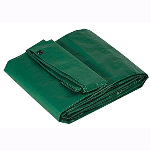 Telo Telone Occhiellato 4x4 mt Antistrappo Impermeabile colore Verde 110 gr./mq.