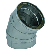 GOMITO DOPPIA PARETE A 45  °  EE ¸ cm 25/30  - KASART
