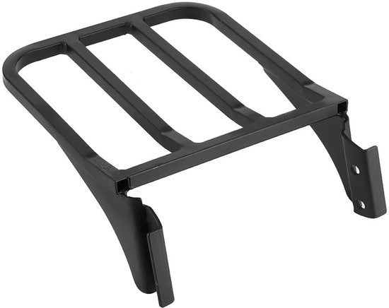 Portaoggetti per motocicletta in acciaio - Sissy bar per XL/FLST/FLSTC/FLSTSC - Costruito con acciaio di alta qualità - 100% nuovo - Nero