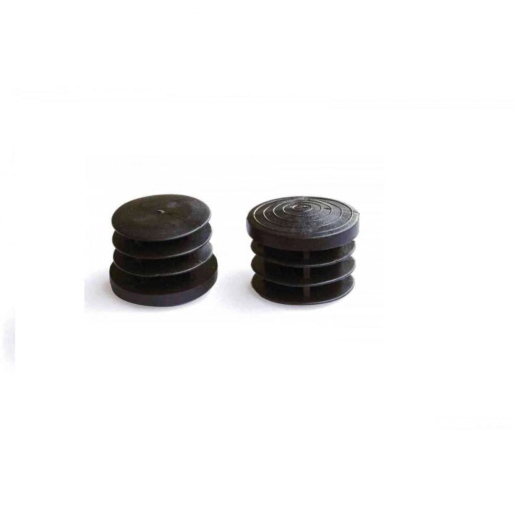 Tappo alettato rotondo plastica sedie 4 pz +misure puntali gommino interno nero 32 MM