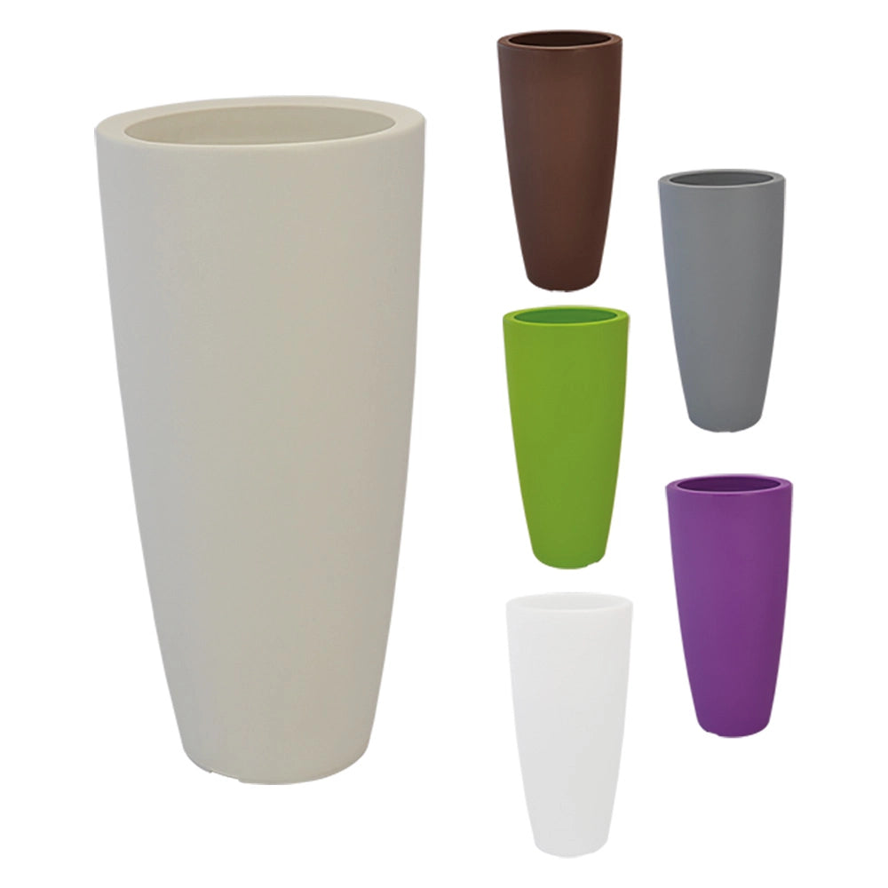 Vaso Tondo 'Stilo' Ø Cm 40Xh.90 - 20 Lt. Avorio