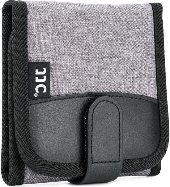 Pouch per filtro obiettivo - Protezione per tasche per filtri a mano fino a 82 mm - Interfono in neoprene - Incluso panno di pulizia.