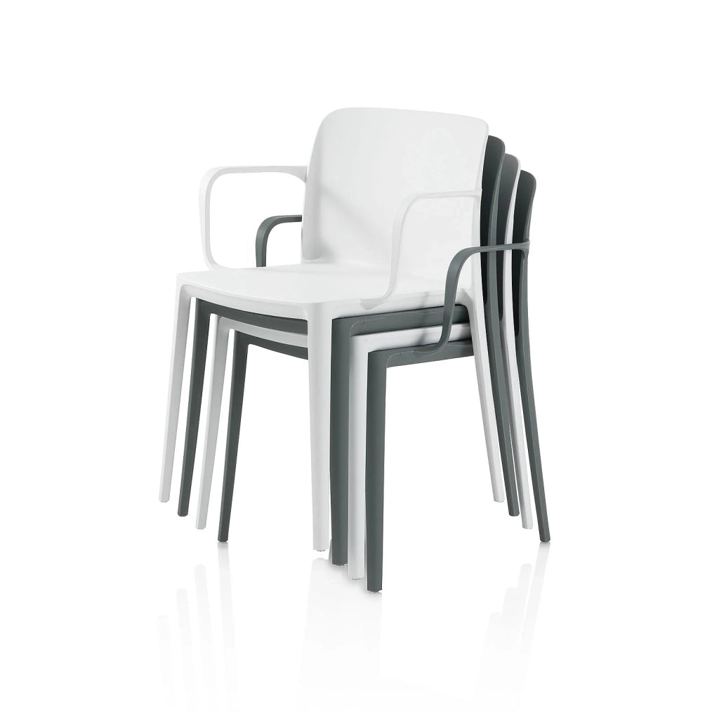 Set 4 Sedie da interno/esterno TIMMY bianco