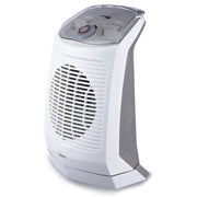 Bimar Termoventilatore Bagno HF201 Basso Consumo Timer 24h Aria Calda Silenzioso Tripla Sicurezza