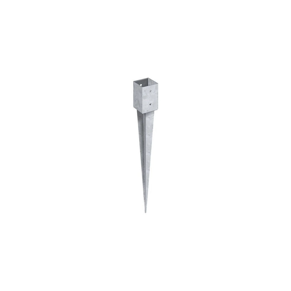 SUPPORTO PER TRAVI CON ANCORAGGIO AL TERRENO 70x70 mm