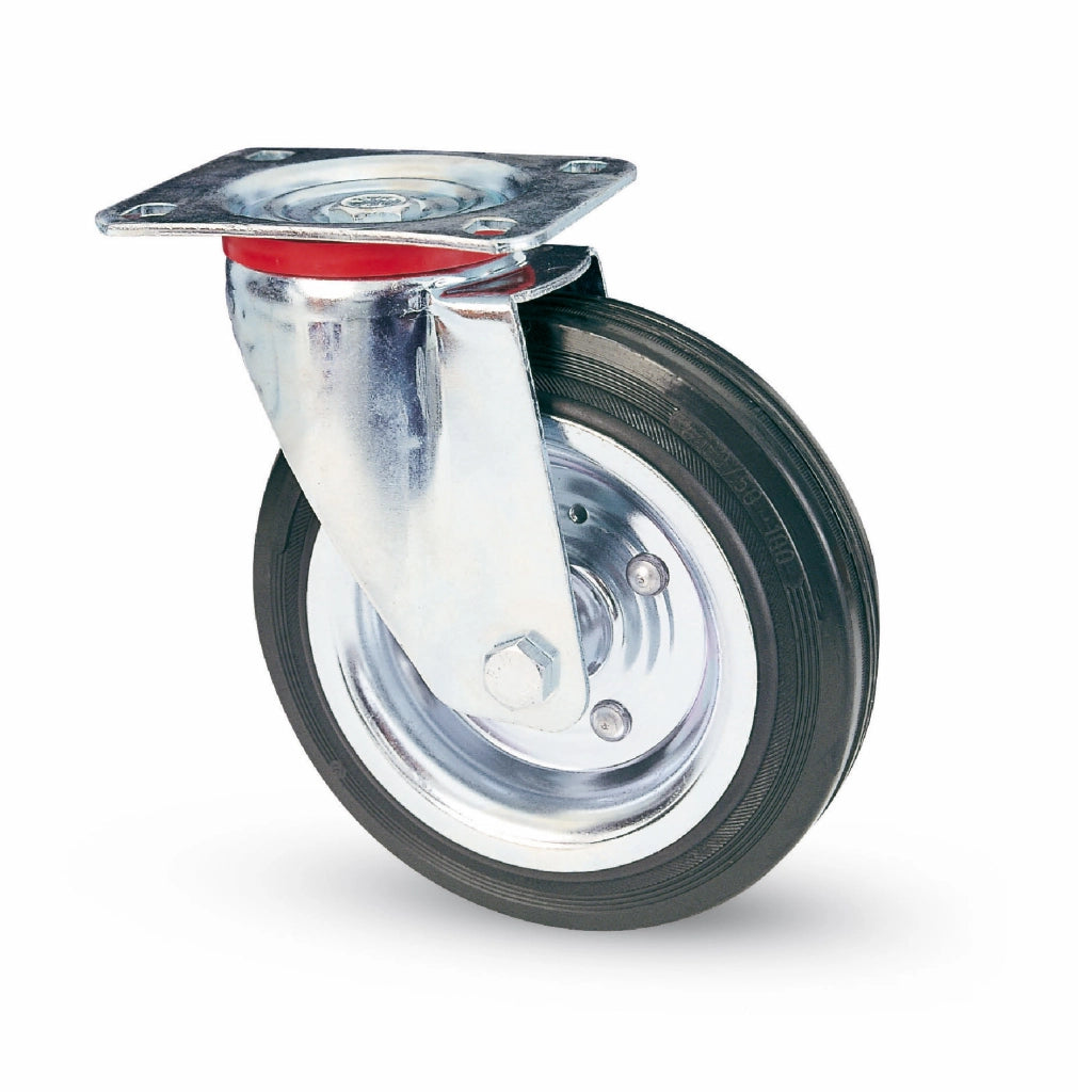 Avo RUOTA GIREVOLE PER CARRELLI art.80 mm.125-piastra mm.100x85