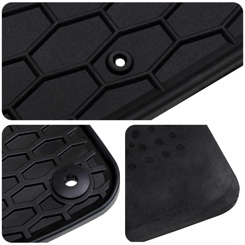 Tappetino per Auto 4 pcs Nero Gomma 42029150