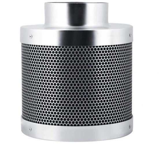 Filtro dell'aria 99,9% Deodorizzante - Purificatore dell'aria - Sistema di ventilazione - Sostegno in alluminio - Duraturo - Sistema di ventilazione per hydrocultura - Filtro dell'aria