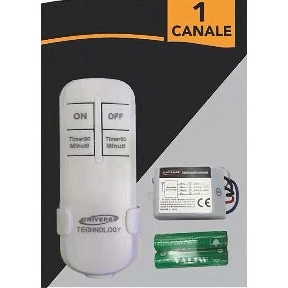Trade Shop - Switch + Telecomando Wireless Universale 1 Canale Tecnologia Intelligente Te-a -