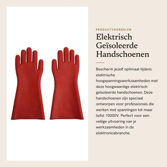 Manichini elettricamente isolati - Protezione per lavori elettrici - 375 mm - Manichini isolanti