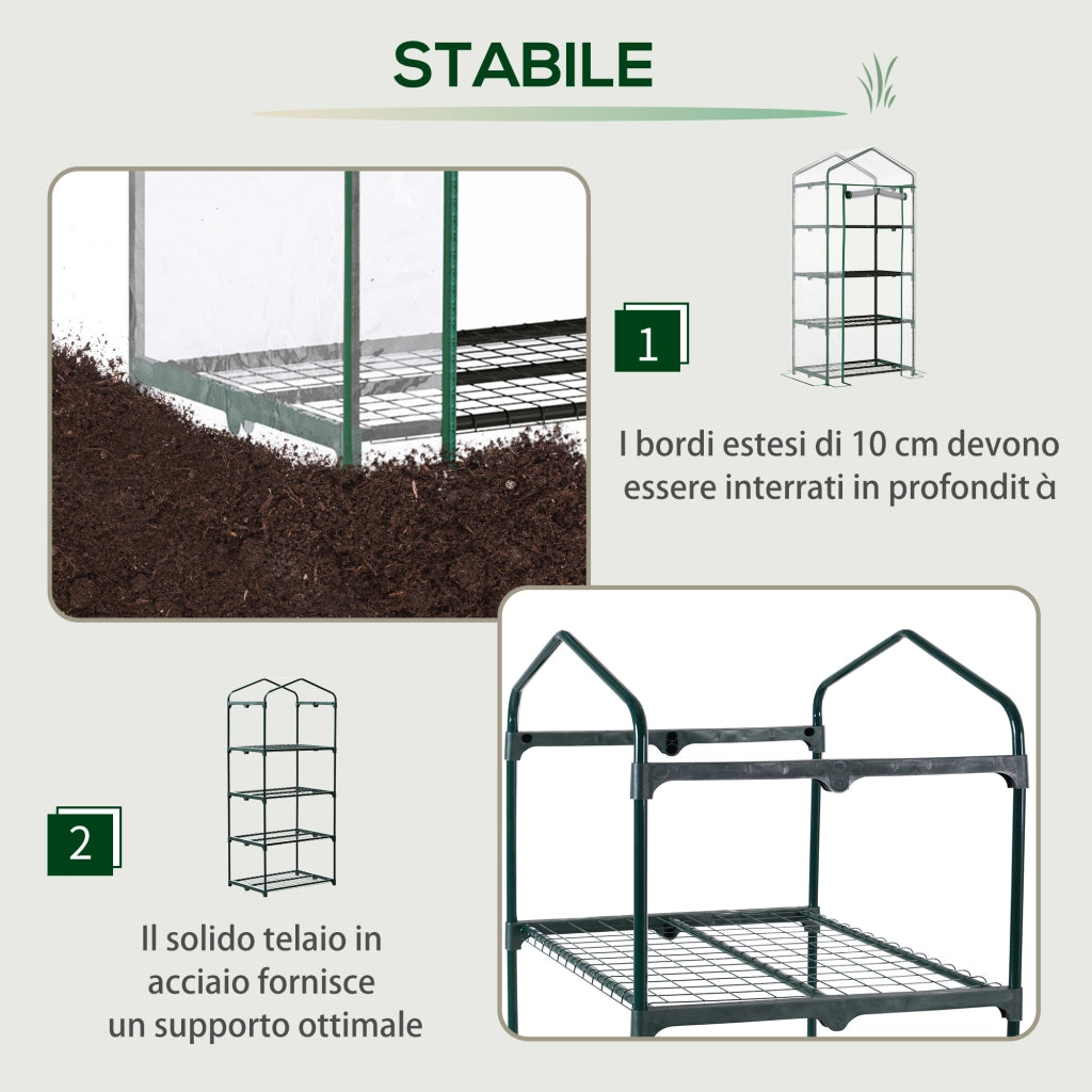 Serra da Balcone 4 Ripiani ¨C Minimal ¨C 70x50x160cm