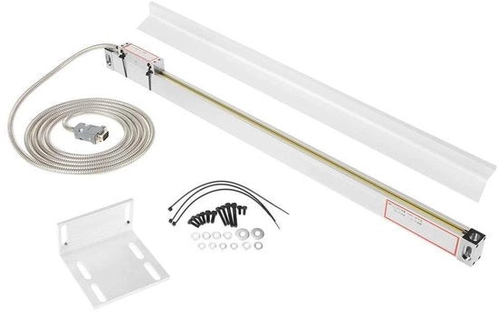 Scala lineare di precisione digitale - scala lineare digitale - JCS900-2AE / JCS900-3AE - lunghezza di calibrazione 400 mm - 2 assi/3 assi DRO - frese a controllo numerico.