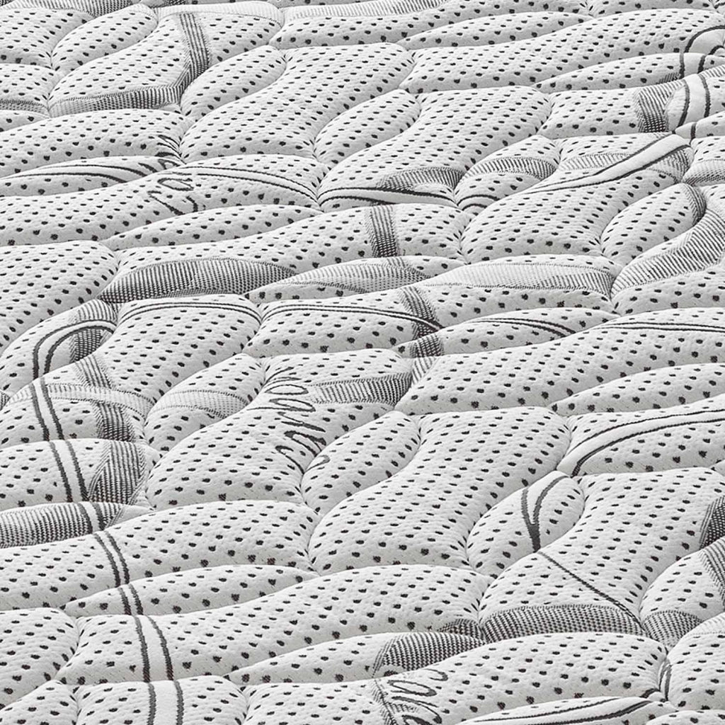 Materasso Matrimoniale 180x200 - In schiuma HR - Altezza 30 cm - Ortopedico - Rigidità H3 - Rivestimento CARBON DELUXE - Alta densità