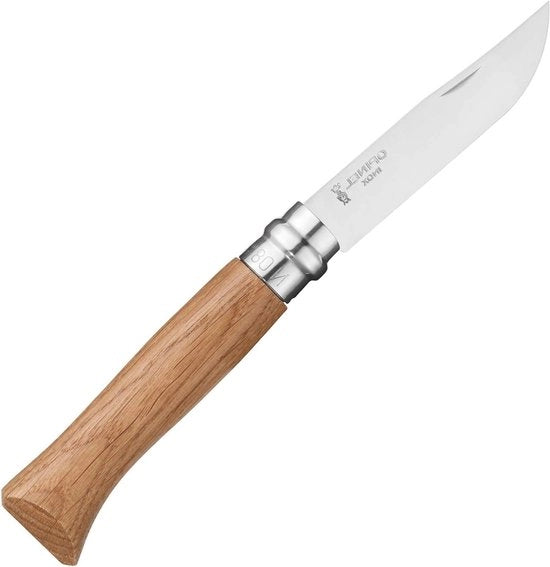 Taschenmesser in Legno di Quercia No. 08 - Klappmessa di Alta Qualità