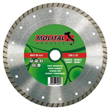 DISCO DIAMANTATO 'GRANITO' MOLITAL Ø 230 mm - MOLITAL