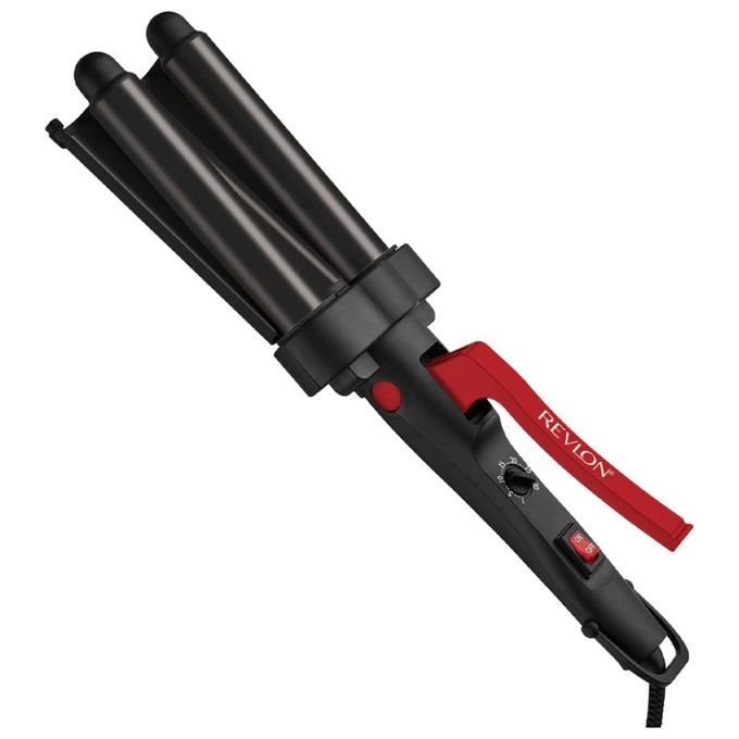 Revlon Wave Master Piastra per Capelli Ondulati Jumbo Nera