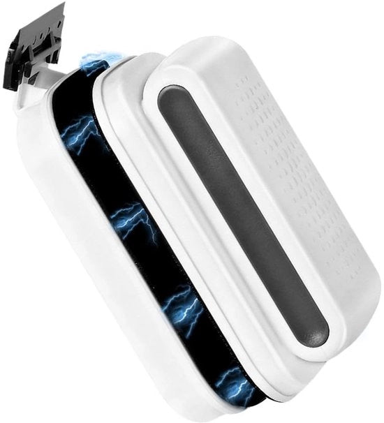 Ricambi per acquario - Pulitore di vetro per acquario - Pulizia a doppia faccia - Magnete potenti - Schrappe rimovibili - Per vetro da 6 a 10 mm - Pulitore di acquario