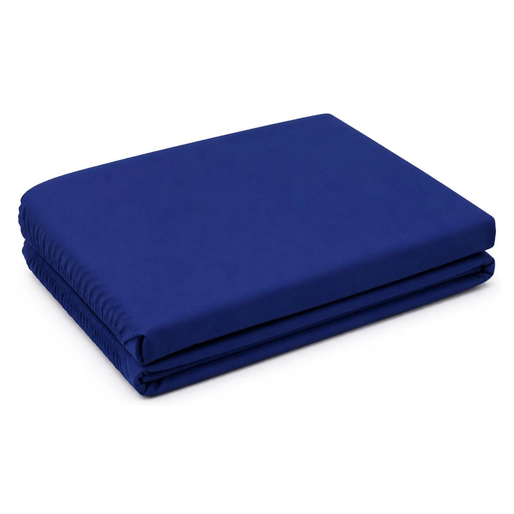 Romesalo, Lenzuolo Singolo Lenzuolo Sotto con Angolo da 27 cm, blu