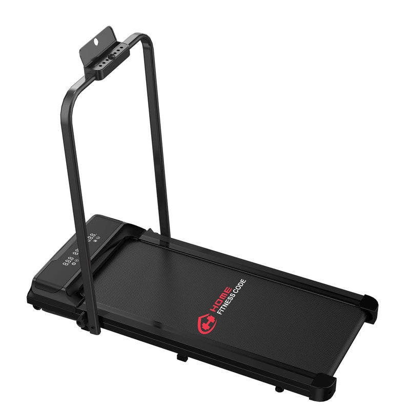 Tapis roulant elettrico pieghevole  2,5 HP, telecomando e LED, velocità regolabile 1-10 km/h
