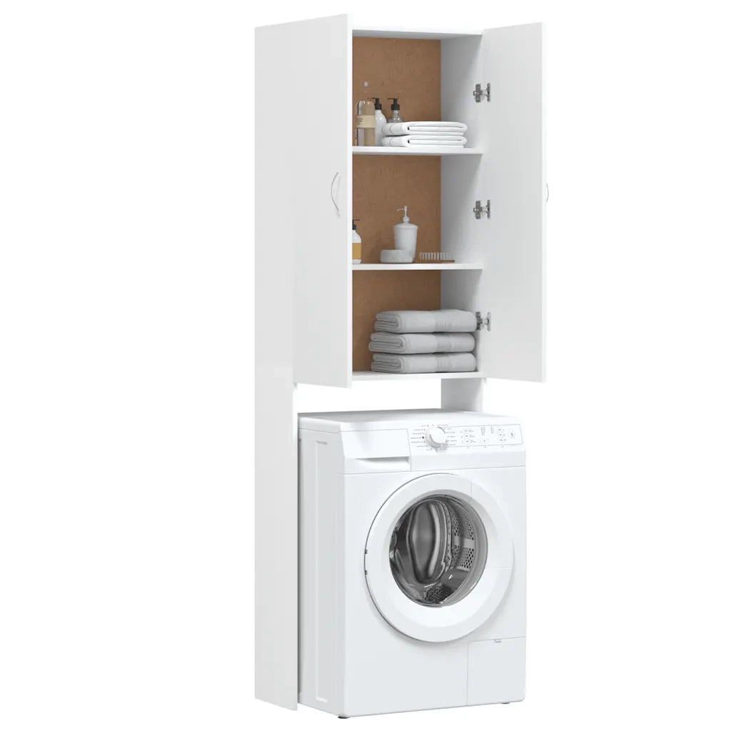 Mobile per Lavatrice Bianco 64x25,5x190 cm 808413