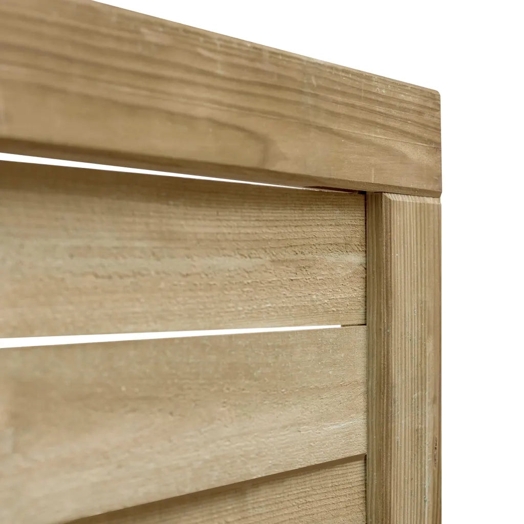 Cancello da Giardino in Legno di Pino Impregnato 100x75cm Verde 45308