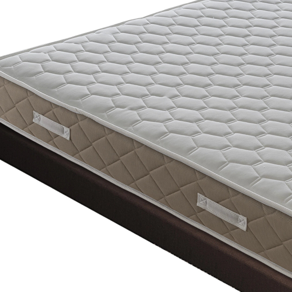 Materasso Matrimoniale 160x190 a molle insacchettate e memory foam, Gold Relax, Alto 25 cm, 4 cm memory Gel