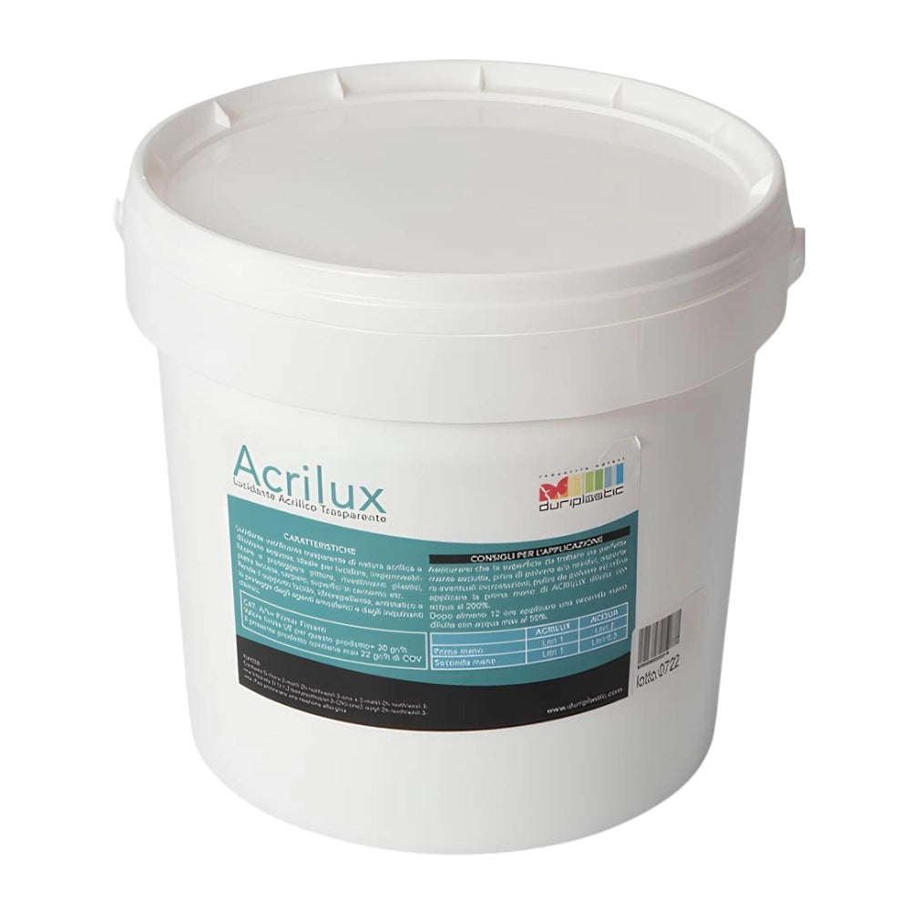 Lucidante vetrificante acrilico diluizione acquosa finitura trasparente acrilux *** formato 5 lt, confezione 1