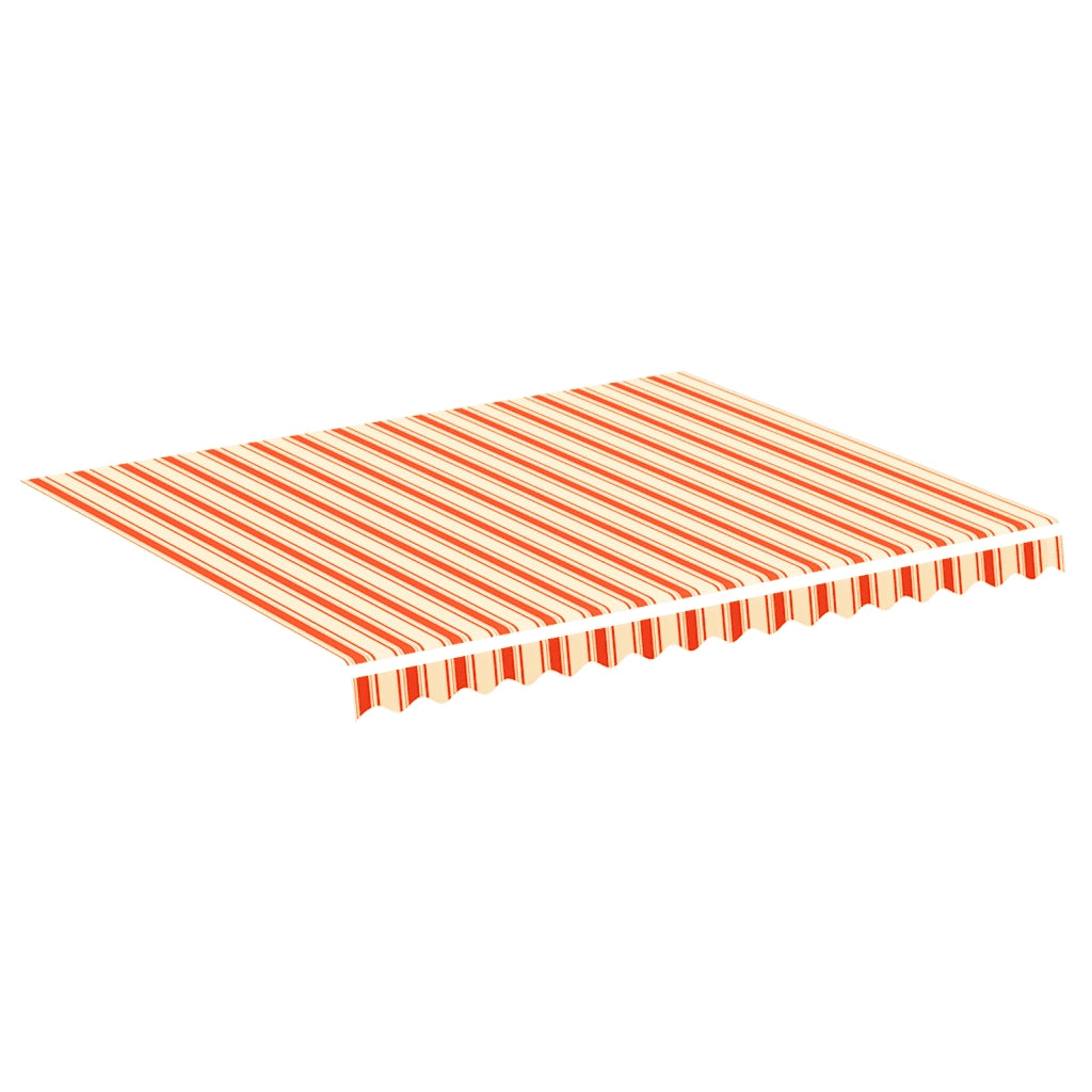Tessuto di Ricambio per Tenda da Sole Giallo e Arancio 3x2,5 m 312015
