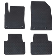 Tappetino per Auto 4 pcs Nero Gomma 42029150