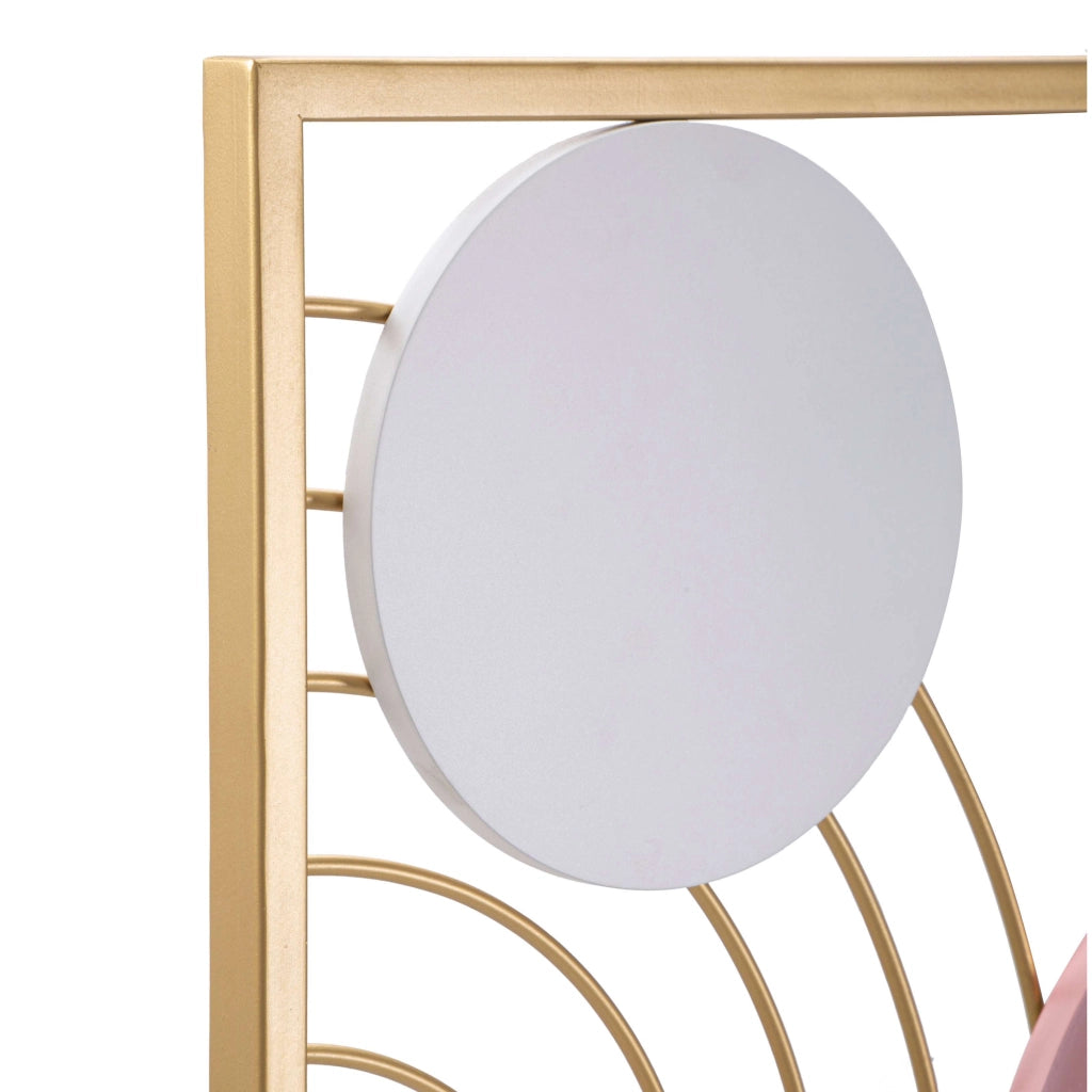 Remio, Quadro Figure Geometriche, 38x84h cm Multicolore
