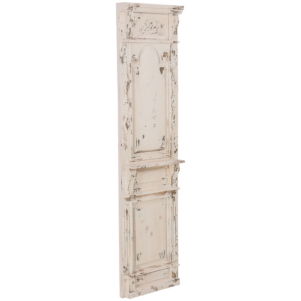 Pannello in legno marrone invecchiato 50x12x185h cm