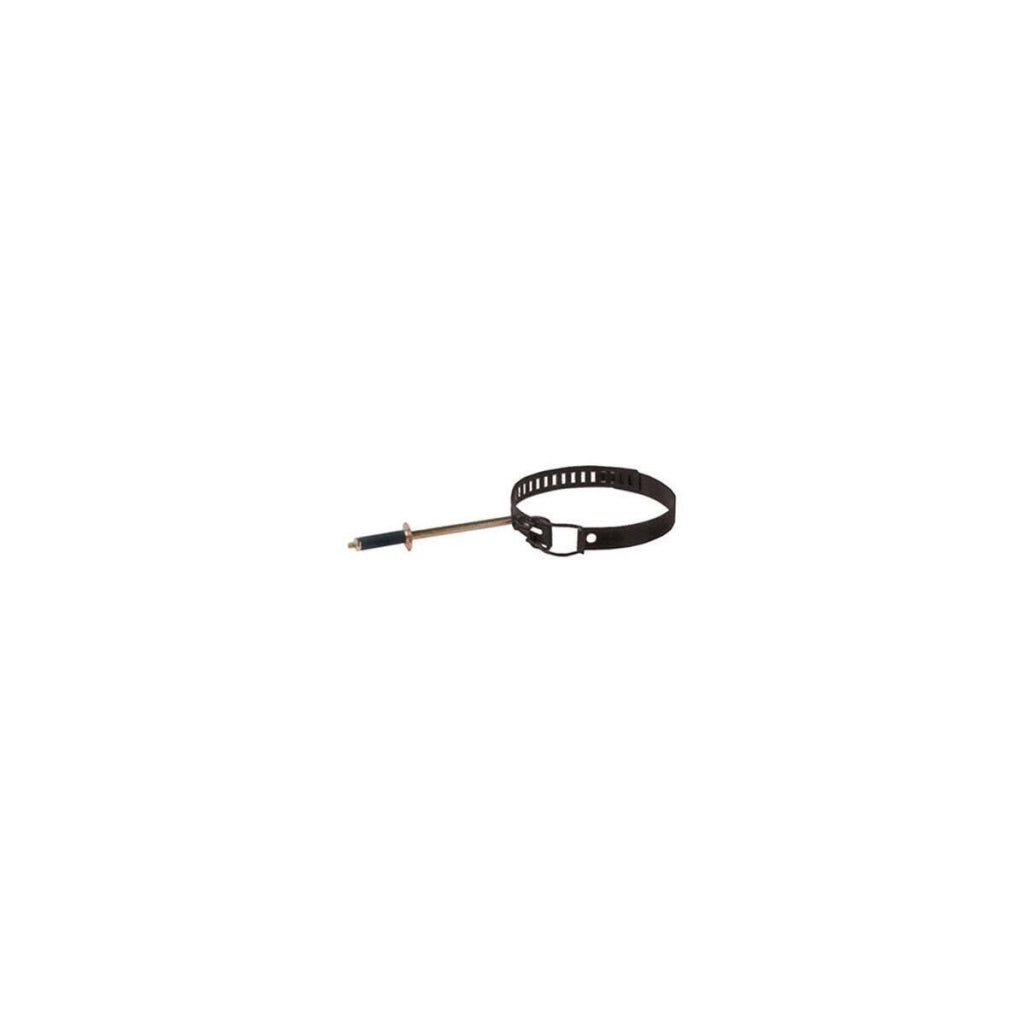 FASCETTA REGGITUBO PER STUFA Ø 130-180 mm - colore nero