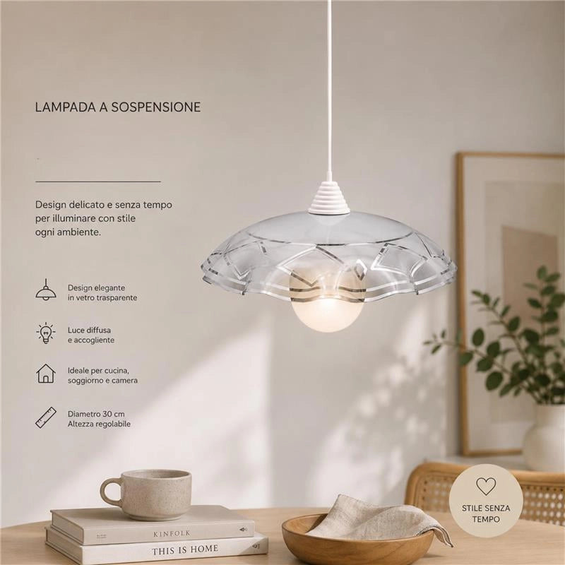 BRIGIDA LAMPADA SOSPENSIONE DA SOFFITTO E27 1 LUCE 42 CM