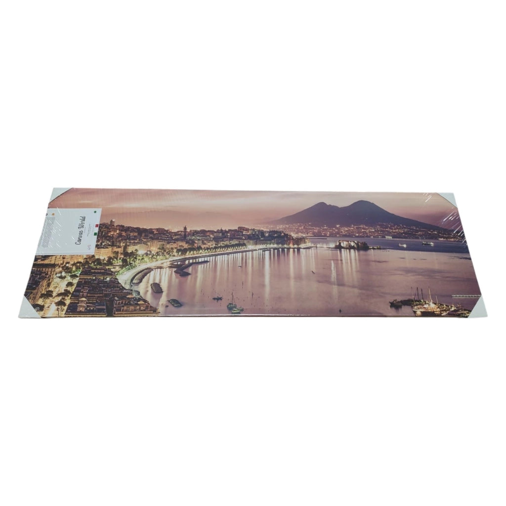 Quadro di tela "Napoli Vesuvio night"