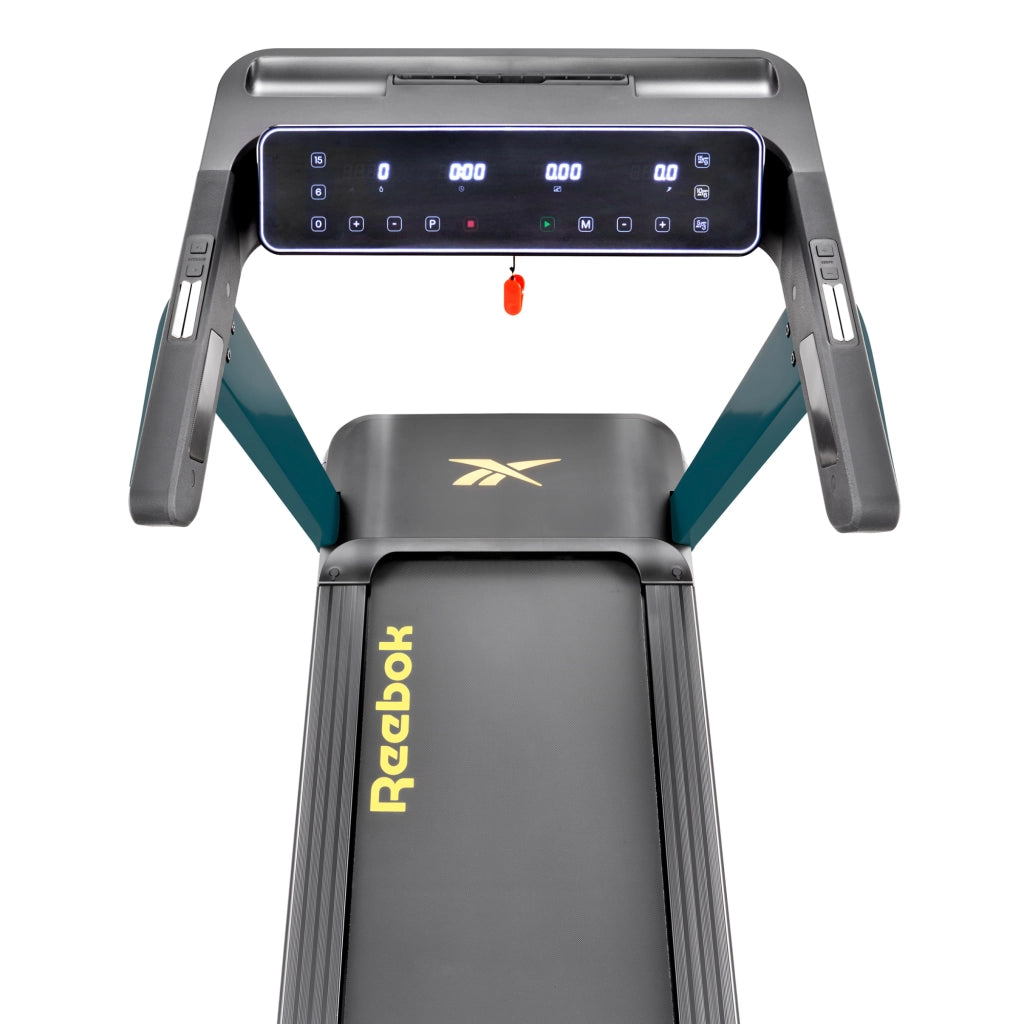 Tapis de Course motorisé - Reebok - Maison/Appartement - Modèle FR20z Floatride - LED - Vitesse 1 à 18 km/h - Vert