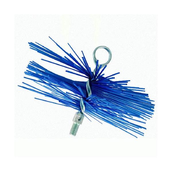 Scovolo in nylon Dn 200 mm canne fumarie stufa a pellet, camino, caldaia.