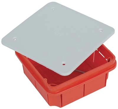 SCATOLA DERIVAZIONE INCASSO + COPERCHIO MARLANVIL - MM 118X96 H.MM 50- 15 pezzi