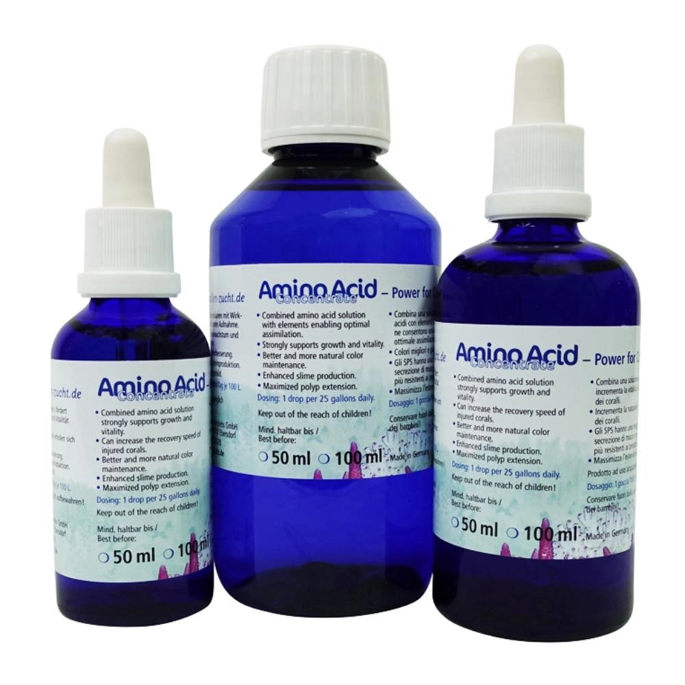 Korallen-Zucht Amino Acid Concentrato - combinazione di amminoacidi per  la crescita e la vitalità dei coralli Formato: 50 ml