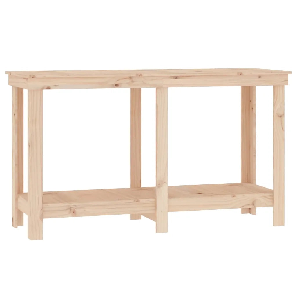 Banco da Lavoro 140x50x80 cm in Legno Massello di Pino 822506