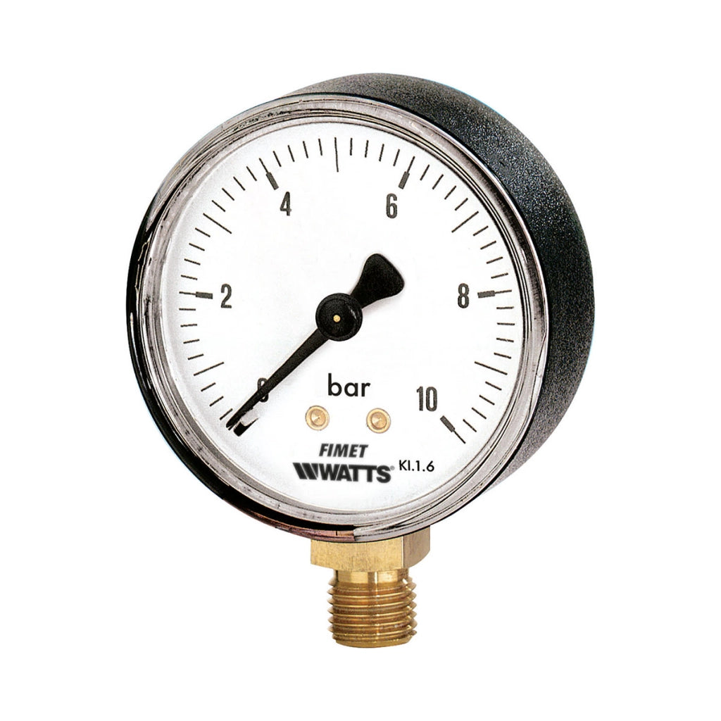 MANOMETRO ATTACCO RADIALE M 1-80- 16 bar- WATTS- pezzi 1