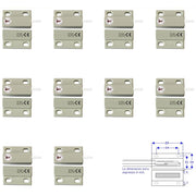 10 MICROCONTATTI MAGNETICI NC A MATTONCINO DA ESTERNO Securvera ST-100XMCFEPB