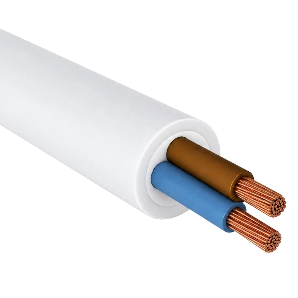 Cavo elettrico fg16or 2x6 mm² grigio 0,6/1 kv matassa 25 metri