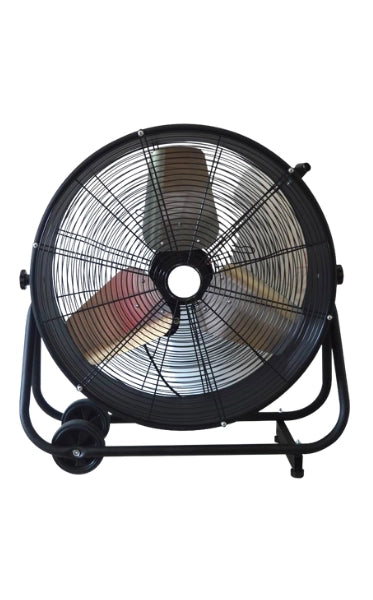 KRS AX10 ventilatore a pavimento in alluminio  9.900 mc/h 760x290x770 180W Nero