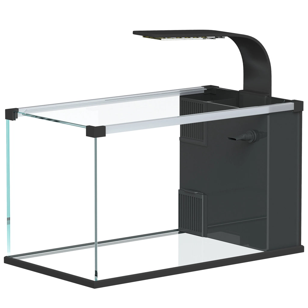 Acquario 24L ¨C Xylo ¨C Vetro Temperato con Filtro LED e Pompa